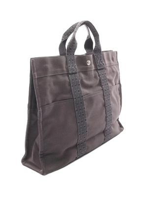 Hermès Pre-Owned 2010s MM Yale Line canvas tote bag - Brown