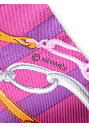 Hermès Pre-Owned 2010s Twilly brides De Gala scarf - Pink