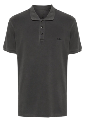 Woolrich logo-embroidered polo shirt - Black