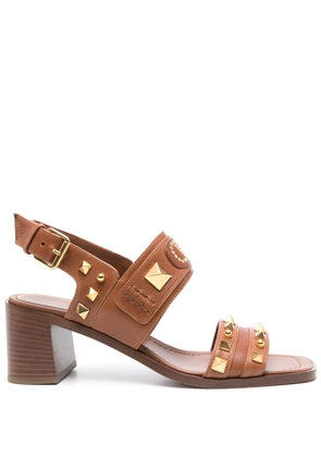Valentino Garavani Rockstud sandals - Brown