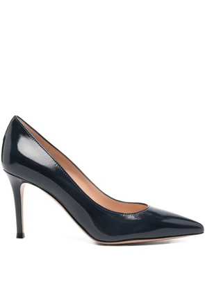 Gianvito Rossi calf leather pumps 85mm - Blue