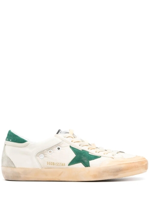 Golden Goose Super-Star distressed panelled sneakers - Neutrals