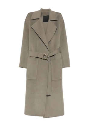 LIU JO wool blend single breasted coat - Grey