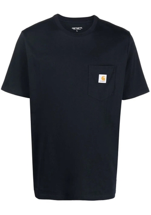 Carhartt WIP logo-patch cotton T-shirt - Blue