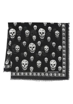 Alexander McQueen Classic Skull scarf - Black