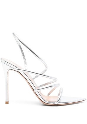 Gianvito Rossi 105mm Ettie sandals - Silver
