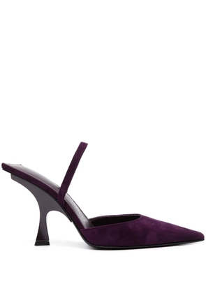 The Attico Ester 95mm slingback mules - Purple