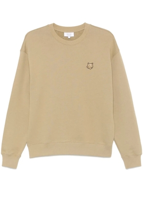 Maison Kitsuné Fox-motif sweatshirt - Neutrals