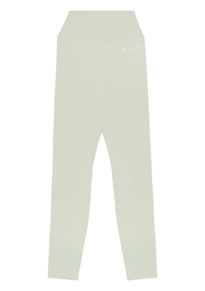 Sporty & Rich Runner Script logo-print leggings - Green