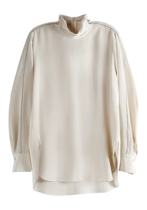 Brunello Cucinelli long-sleeve blouse - Neutrals