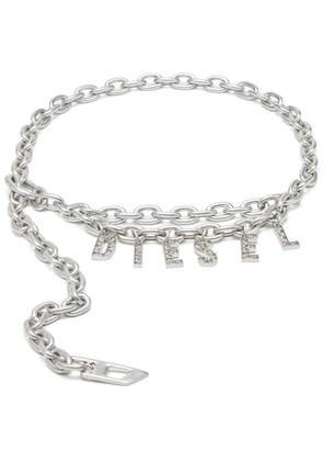 Diesel B-Charm Chain belt - Silver