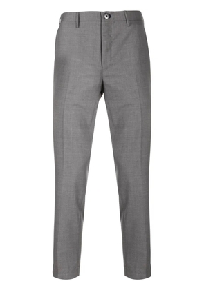 Incotex cropped chino trousers - Grey