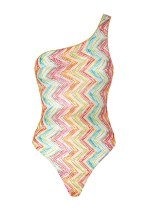 Missoni one-shoulder swimsuit - Pink