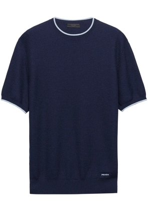 Prada short-sleeve sweater - Blue