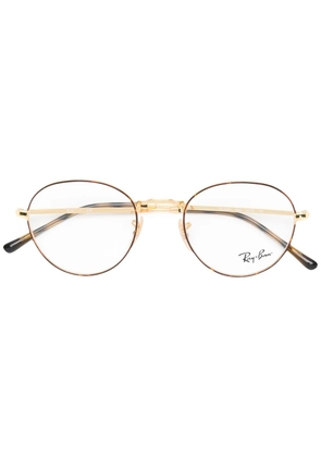 Ray-Ban two-tone round-frame glasses - Metallic