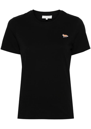 Maison Kitsuné Fox-motif cotton T-shirt - Black