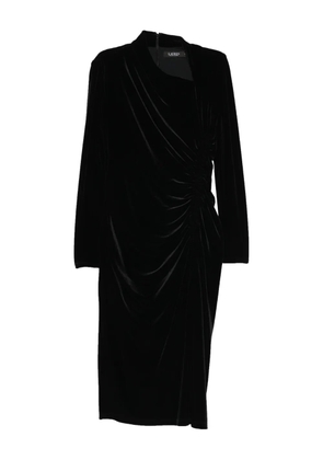 Lauren Ralph Lauren Ruched long-sleeve dress - Black