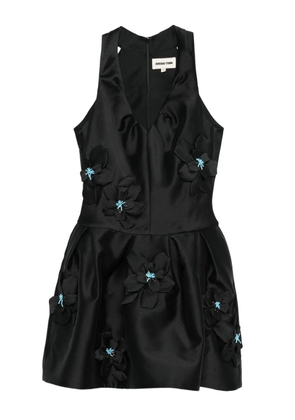 SHUSHU/TONG v-neck mini dress - Black
