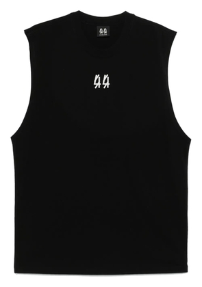 44 LABEL GROUP logo-print tank top - Black