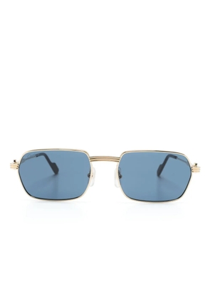 Cartier Eyewear rectangle-frame sunglasses - Gold