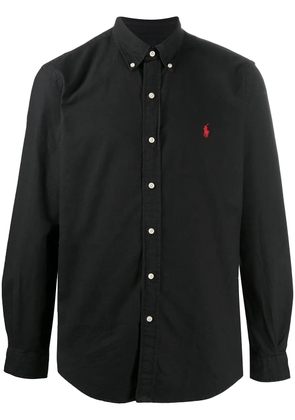 Polo Ralph Lauren plain long-sleeved shirt - Black