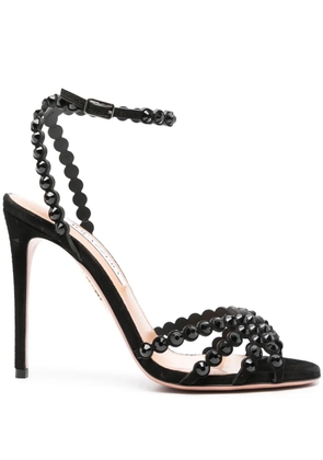 Aquazzura 105m Tequila sandals - Black