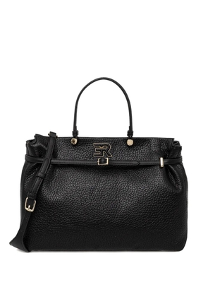 ERMANNO FIRENZE top-handle logo-detailed tote bag - Black