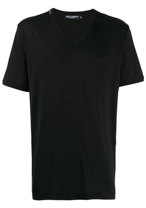 Dolce & Gabbana V-neck T-shirt - Black