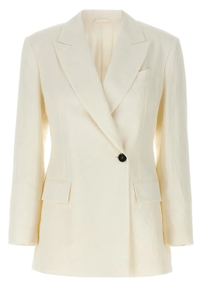 Brunello Cucinelli double-breasted blazer - Neutrals
