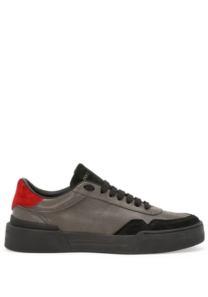 Dolce & Gabbana New Roma panelled leather sneakers - Grey