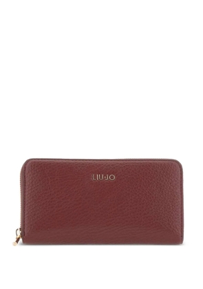 LIU JO logo-detail wallet - Red