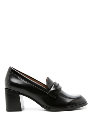 Sarah Chofakian Eliza 70mm heeled loafers - Black