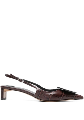 Jacquemus 40mm Les Slingbacks Duelo pumps - Brown