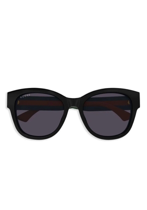 Gucci Eyewear engraved-logo sunglasses - Blue
