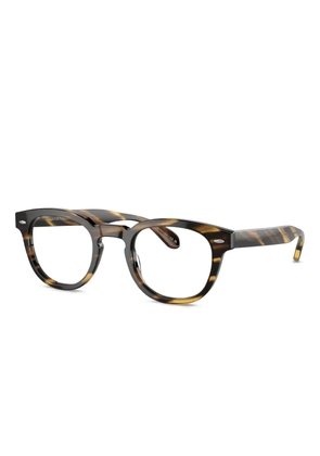 Oliver Peoples square-frame glasses - Brown