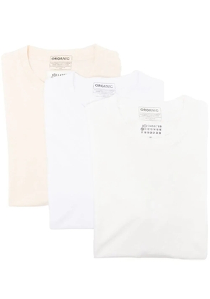 Maison Margiela organic-cotton T-shirt (pack of three) - White