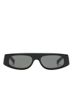 Gucci Eyewear oval-frame sunglasses - Black