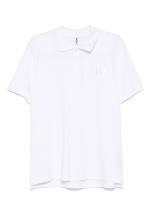Moschino logo-print polo shirt - White