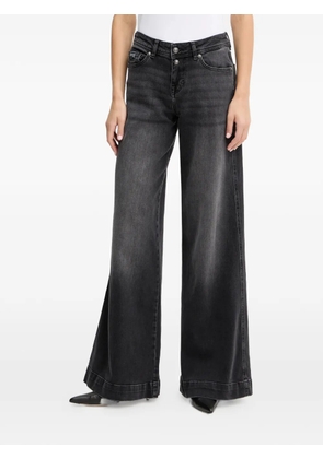 Versace Jeans Couture logo-embroidered jeans - Black