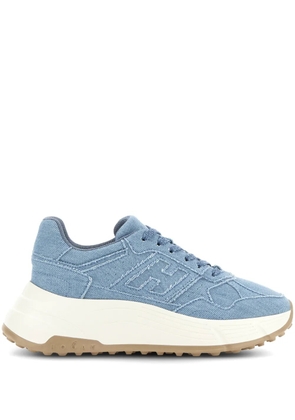 Hogan denim sneakers - Blue