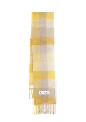Acne Studios checked scarf - Neutrals