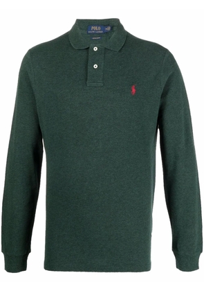Polo Ralph Lauren logo embroidered polo shirt - Green
