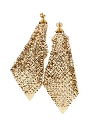 Rabanne gold-tone chain mesh earrings