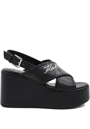 Karl Lagerfeld 120mm Wendy sandals - Black