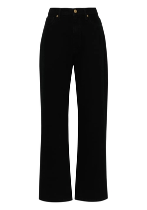 TOVE Sade high-rise straight-leg jeans - Black