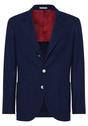 Brunello Cucinelli single-breasted blazer - Blue