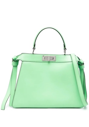 FENDI medium Peekaboo ISeeU tote bag - Green