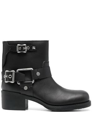 Ash 50mm leather boots - Black