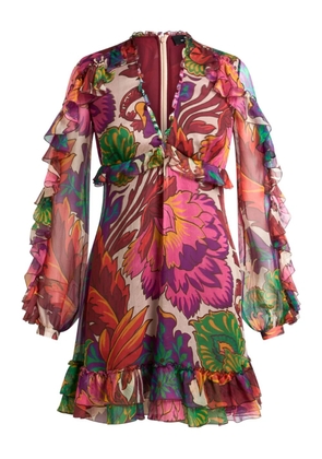 ETRO floral-print mini dress - Pink
