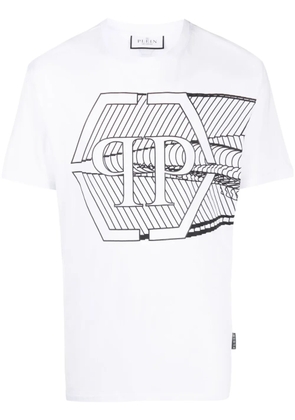Philipp Plein Skull&Bones short-sleeved T-shirt - White